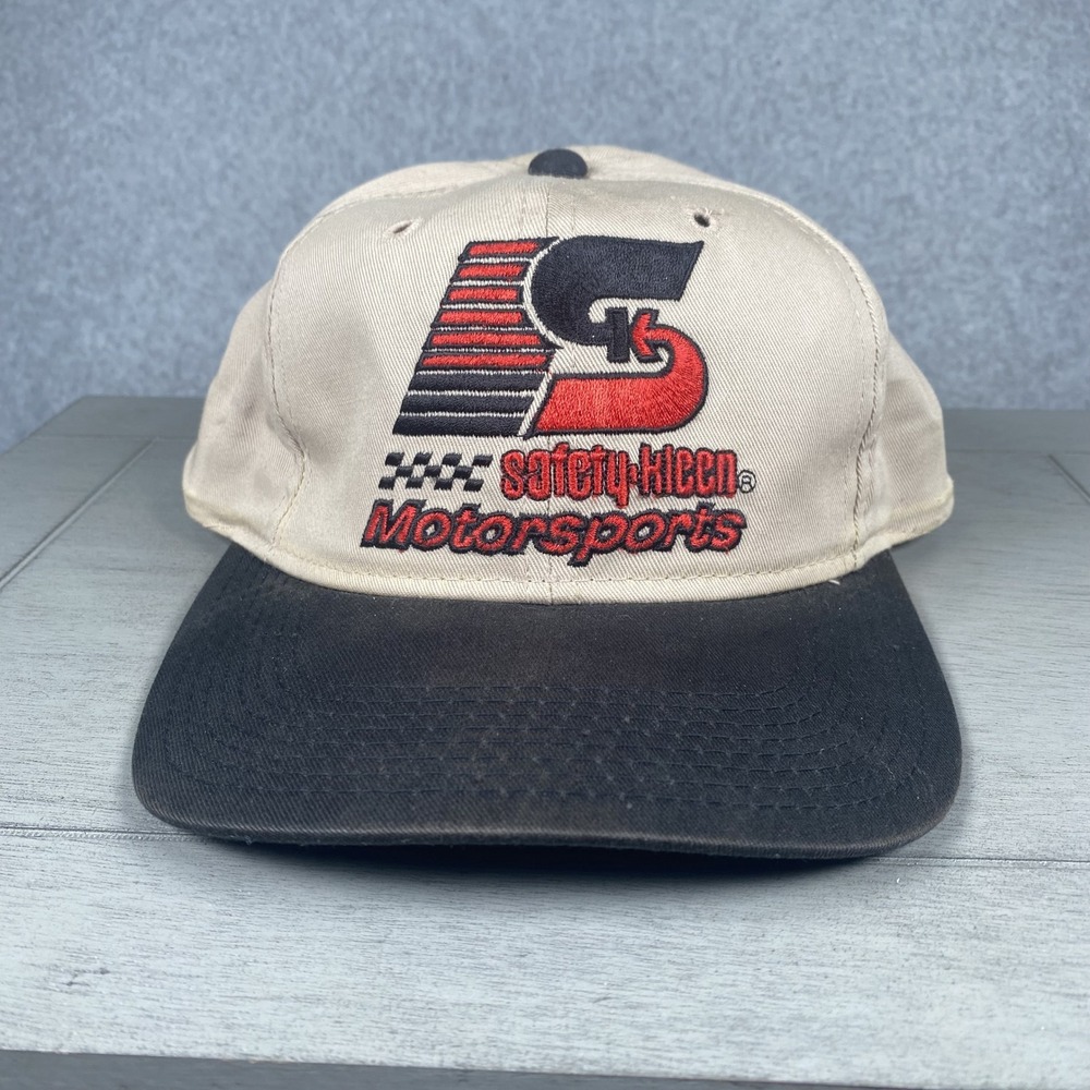 Chase Racewear Hat Men's Snapback Tan Black Safety-Kleen Motorsports Cap